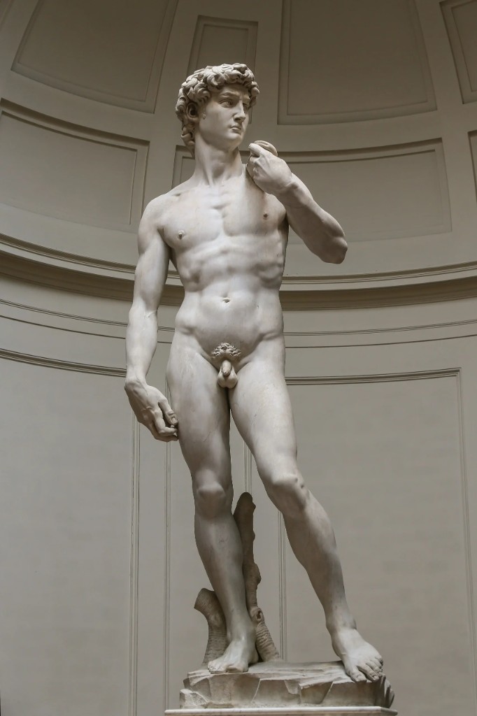 Michelangelo's David sculpture